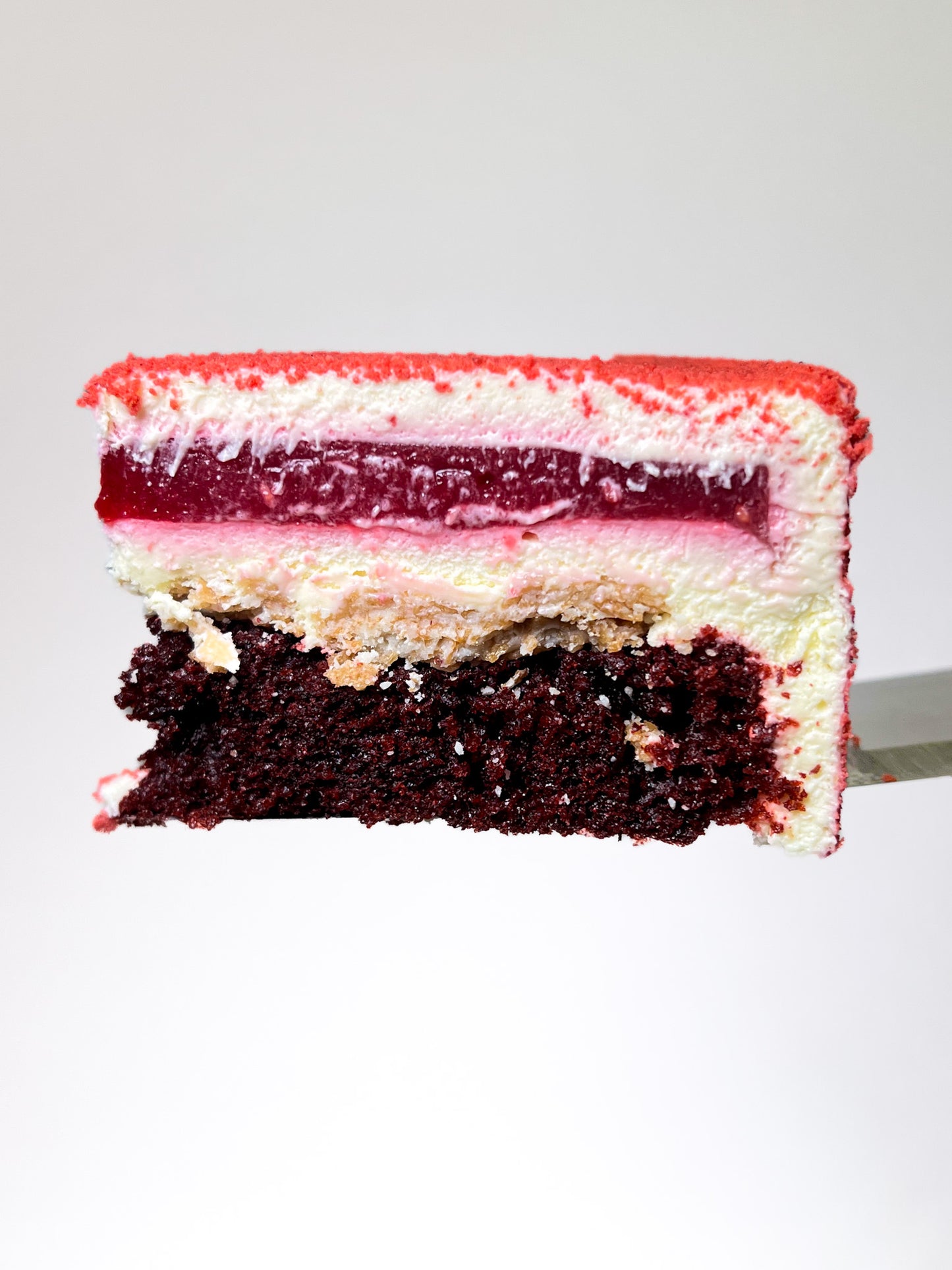 Red Velvet Raspberry Cake