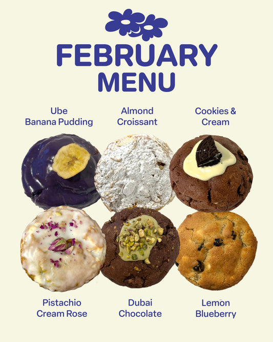 February Chunky Cookie Box - 6-pack