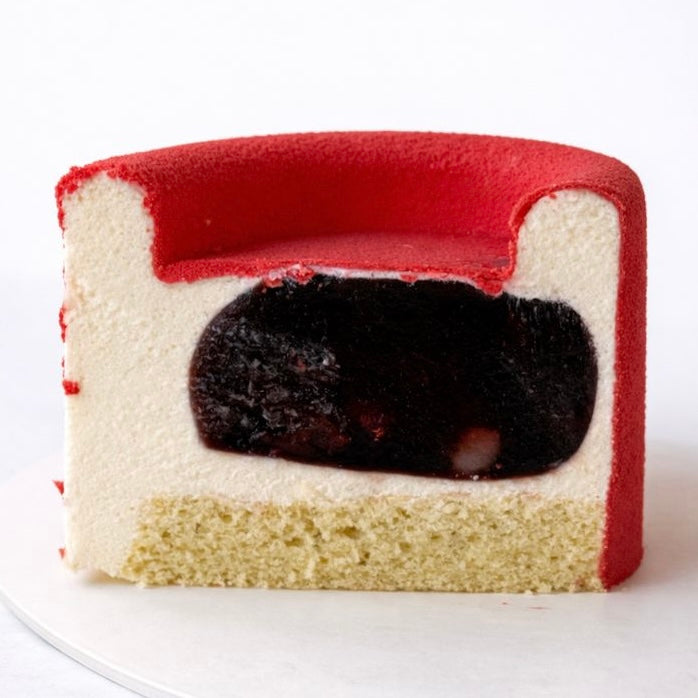 Velvet Heart Bento Mousse Cake
