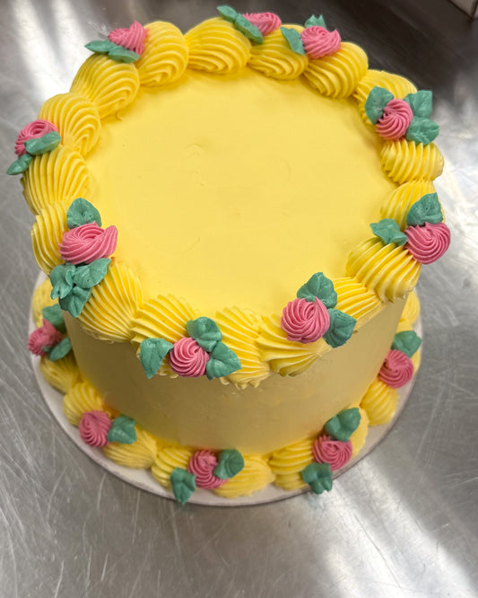 Floral Vintage Cake