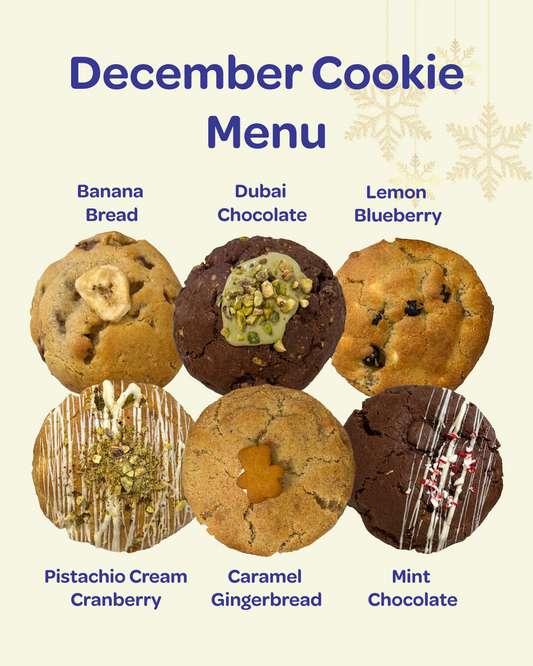 December Chunky Cookie Box - 6 pack