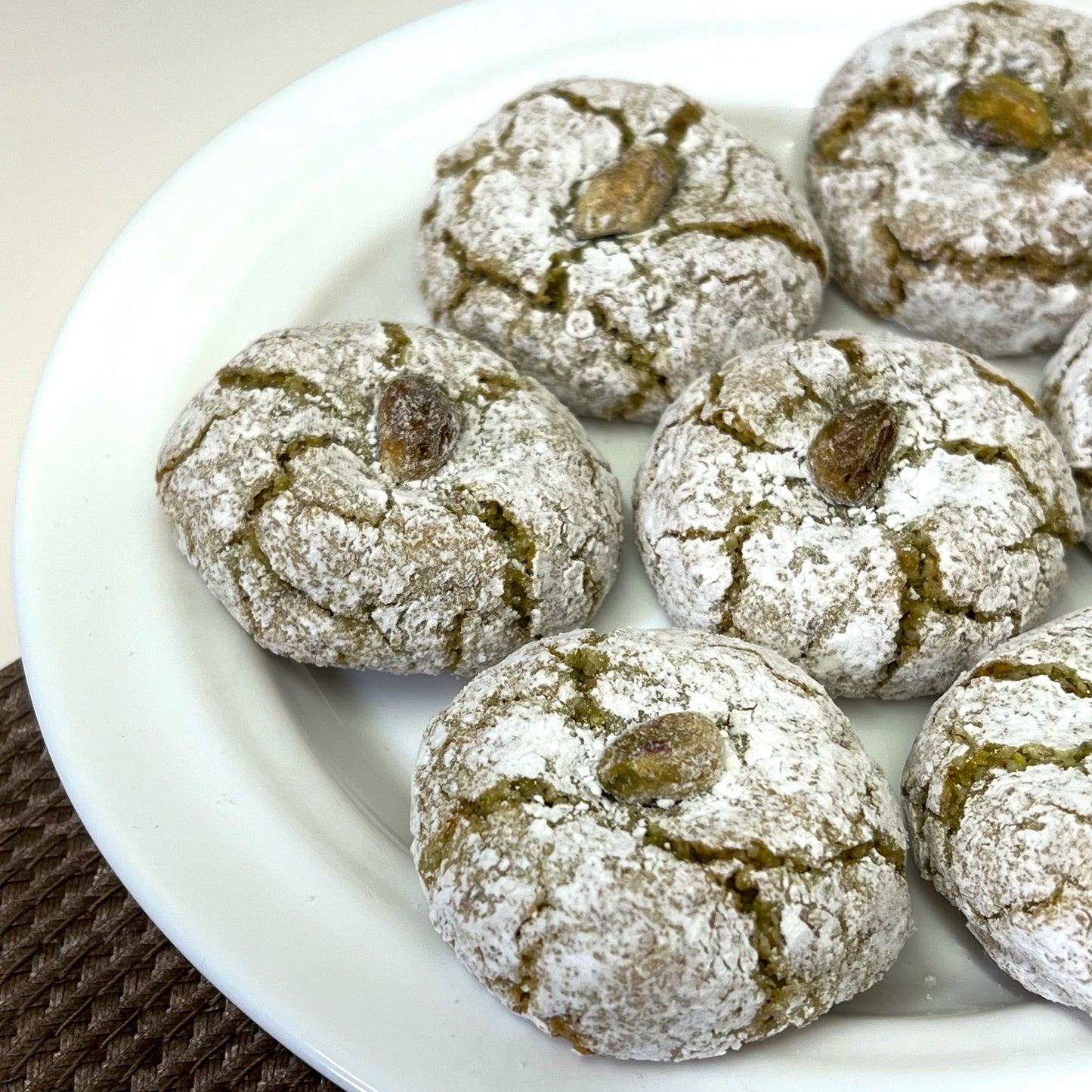 Pistachio Lemon Amaretti